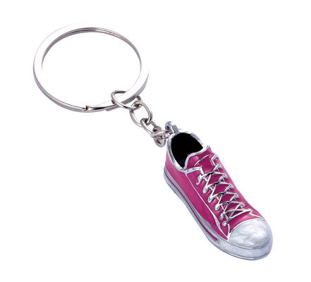Gevarieerde leuke metalen sleutelhanger voor dagelijks gebruik Duurzame olie gevulde logo met glazuur