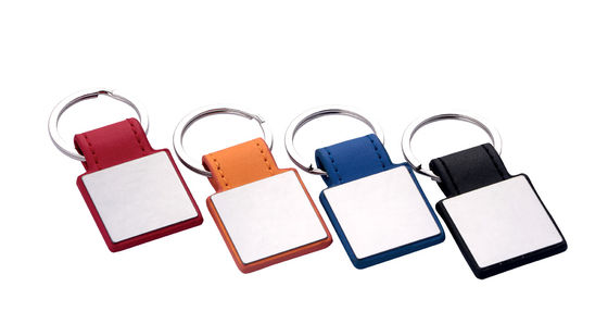 Gepersonaliseerde Polybag Sleutelhanger Klassieke Stijl Echte Lederen Sleutelhanger Voor Alle Sleutels