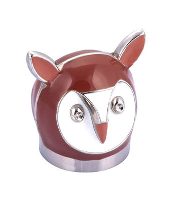 Modieuze sleutelketting metalen flessenopener met bekleding