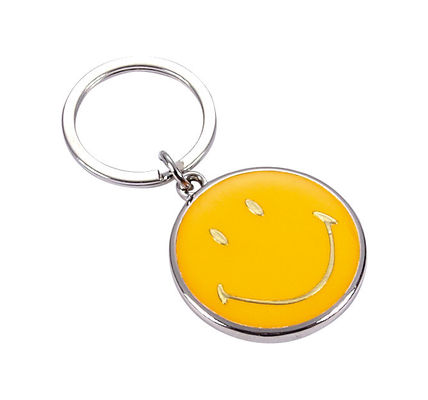 Gepersonaliseerde metalen sleutelhanger met duurzame en schattige vormen