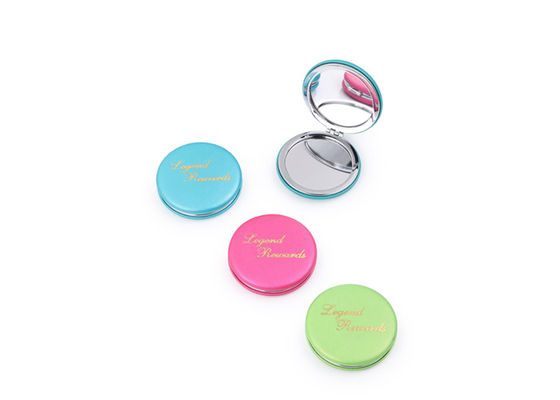 Spiegels van de de Spiegelpu Compacte Handtas van de Macaron de Promotie Kosmetische Zak