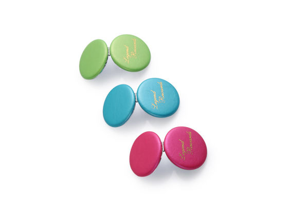 Spiegels van de de Spiegelpu Compacte Handtas van de Macaron de Promotie Kosmetische Zak