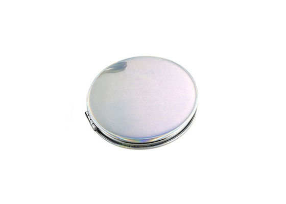 Jelly Color-ABS Kosmetische Zakspiegel Debossing 10mm Spiegel van de Dikte Kleine Hand