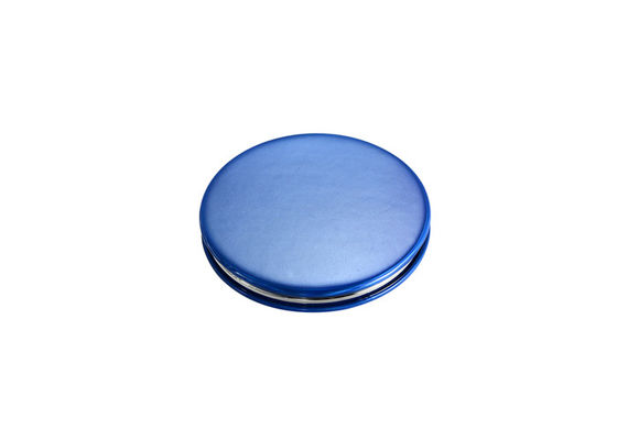 Jelly Color-ABS Kosmetische Zakspiegel Debossing 10mm Spiegel van de Dikte Kleine Hand