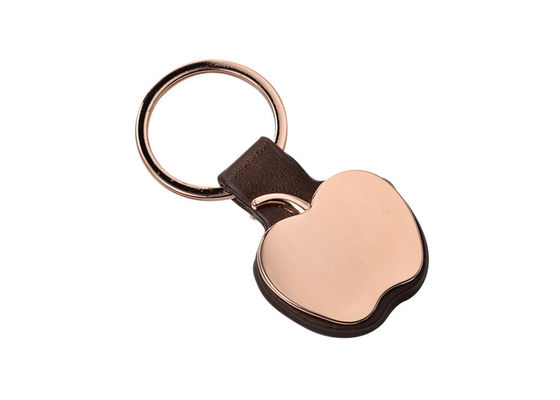 De Legeringspu van Pantonerose gold key rings zinc Leer Zeer belangrijke ketting