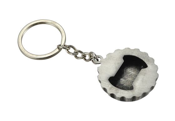 Gepersonaliseerde de Flesopener Zeer belangrijke ketting van Matt Gun Bottle Cap Keychain Ijzer