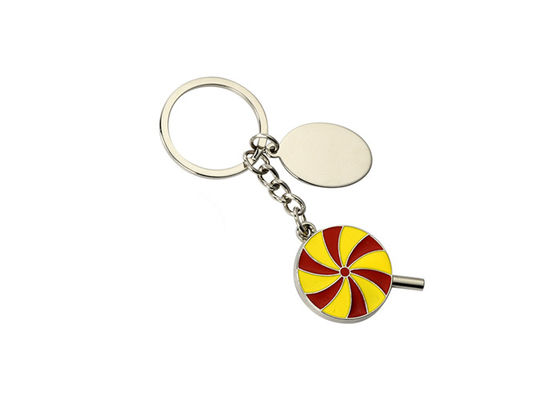 Van de het Metaal Zeer belangrijke ketting van het lollyemail het Leuke van de de Kleurenolie Ijzer van de de Brievensleutelring Zilveren