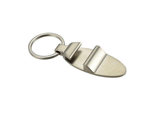 De ellips personaliseerde van de het Zinklegering van de Flesopener de Zeer belangrijke ketting Gegraveerde Sleutelring Metaal