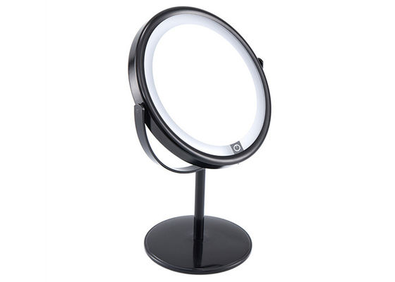 Pu-de Spiegel Draaibare Ronde Kosmetische Spiegel van de Leer Kleine Ronde Make-up