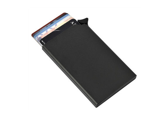 Metaalabs Slank van de de Houderskoolstof van de AluminiumCreditcard de Vezelpatroon