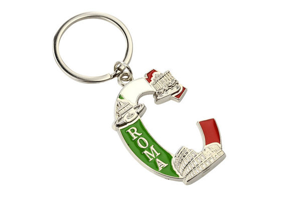 Van het de Vorm Leuke Metaal van de herinneringsbrief Zeer belangrijke ketting Aangepaste de Kleurensleutelring