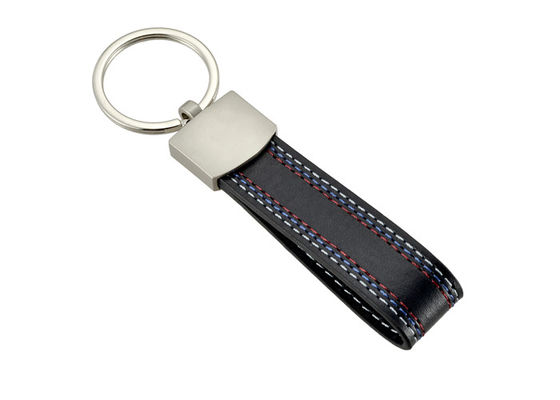 Het Leer Zeer belangrijk Kettingen Aangepast Logo Multifunction Key Holder van de weefseltextuur Pu