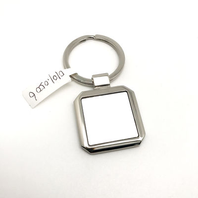 Goede prijs OEM/ODM Beschikbaar Silver Metal Sleutelhanger met aangepast logo voor zakelijke behoeften online