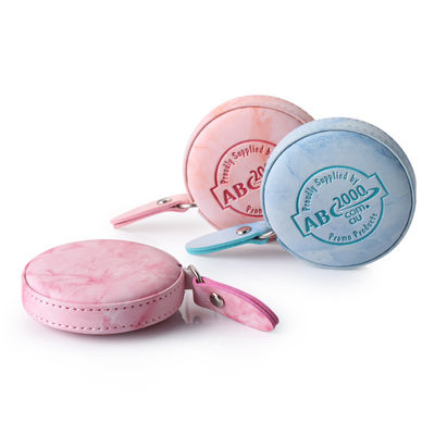 Goede prijs Gepersonaliseerde kleur PU ABS tape maat Dubbelzijdige 150mm/60inch Range terugtrekbare liniaal in Polybag online
