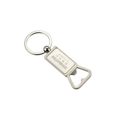Goede prijs Schitterende Nickel Zink Alloy Sleutelhanger Fles Opener Voor Wereldwijde Verkoop online