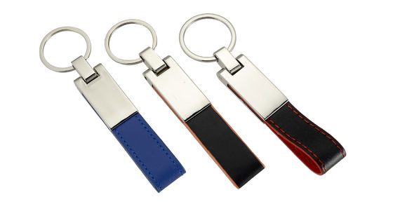 Goede prijs Op maat gemaakte sleutelkettingen van leer met patroon voor het gemak en de stijl van de sleutelhouder online