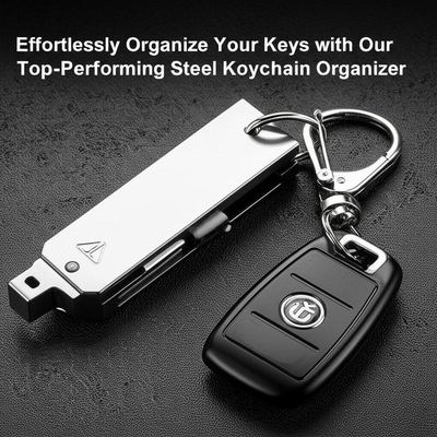 Goede prijs Effortlessly Organize Your Keys with Our Top-Performing Steel Keychain Organizer online