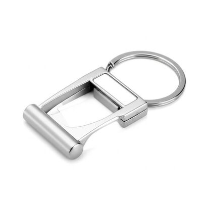 Goede prijs Duurzame metalen sleutelhanger met aangepast logo OEM ODM Geschikt voor marketingcampagnes en klantwaardering online