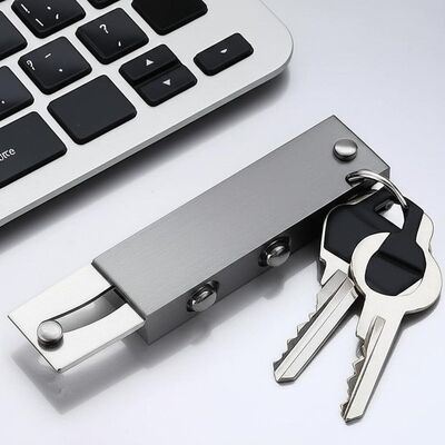 Goede prijs Stalen Sleutelhanger Organizer Zware Sleutelhangerhouder Ontworpen voor Professioneel Sleutelbeheer en Gemakkelijke Toegang online