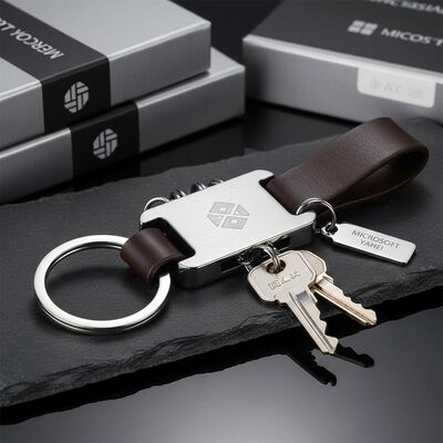 Goede prijs Gepersonaliseerd Logo Duurzame Zink Alloy Metal Sleutelhanger Sleutel Organiser Perfect voor Corporate Branding Geschenken en dagelijks online