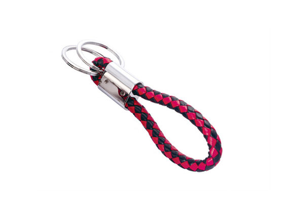 Goede prijs De rode Zeer belangrijke Kettingen van het Gift Leuke Leer 10mm Pu Gevlechte Ornamenten van de Kabelauto online