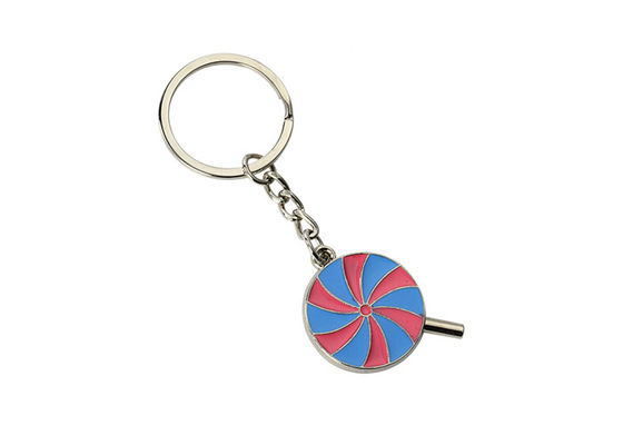 Van de het Metaal Zeer belangrijke ketting van het lollyemail het Leuke van de de Kleurenolie Ijzer van de de Brievensleutelring Zilveren