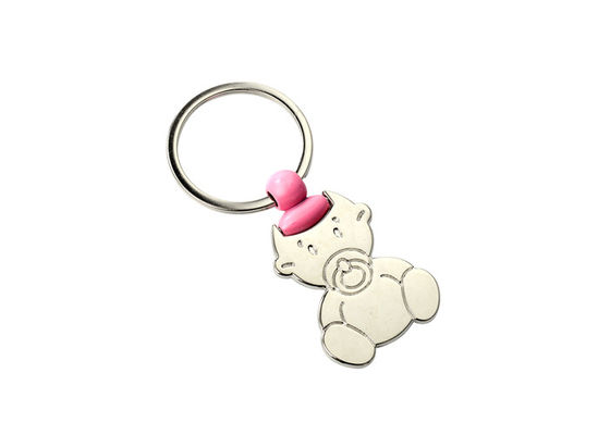 Goede prijs Babypatroon 2mm Leuke Metaal Zeer belangrijke ketting het Winkelen Karretje Symbolische Sleutelring online