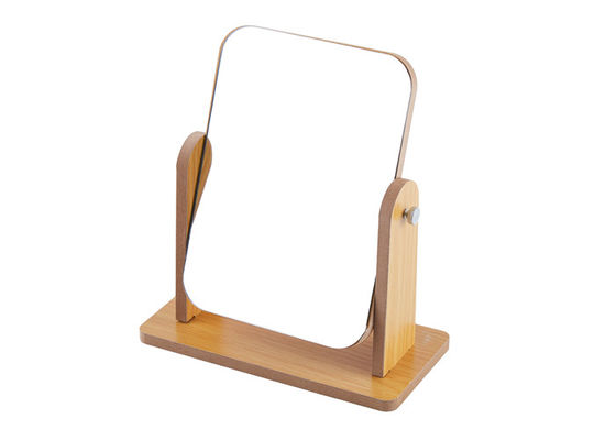 Goede prijs Draaibare Rechthoekige Kosmetische van de de Beuk Houten Desktop van de Lijstspiegel Spiegel 9 X 24cm online