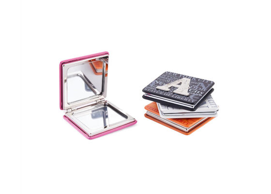 Goede prijs Metaalabs Kosmetische de Serigrafiedruk Logo Souvenir Gift van de Zakspiegel online