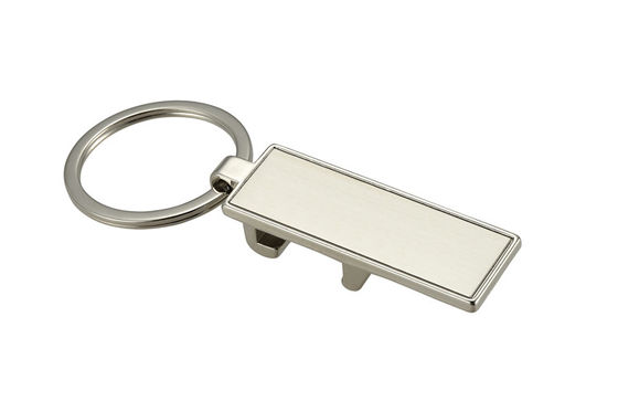 Goede prijs Van de het MetaalFlesopener van de lasergravure de Rechthoek Multifunctionele Zeer belangrijke ketting online