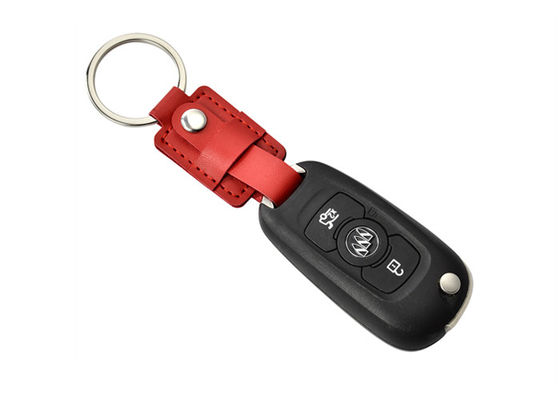 Goede prijs Van de het Kaderauto van de zinklegering Echte het Leer Zeer belangrijke Houder van Ring Holder Braided Pu Zeer belangrijke online